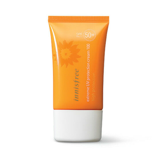 Innisfree spf. Innisfree UV Protection Cream. Солнцезащитный крем корейский. Корейский крем оранжевый. Корейский крем защита.